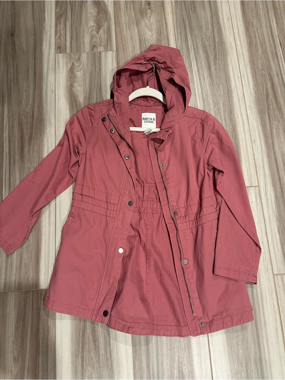 Birch & Stone Kids' Hooded Jacket - Rose